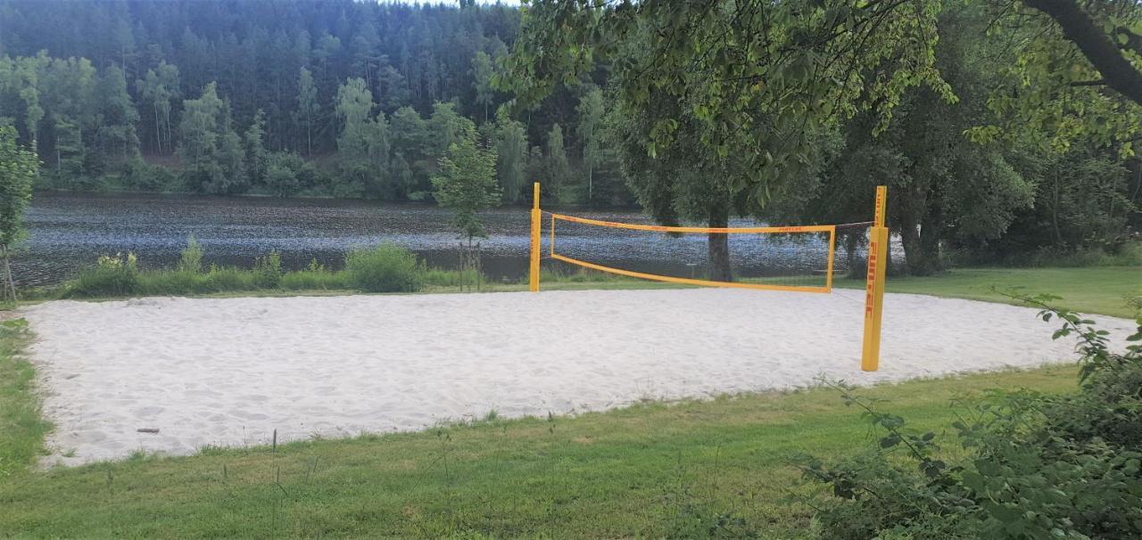 Holzhaus Am See Mit Panoramablick Trausnitz Zewnętrze zdjęcie